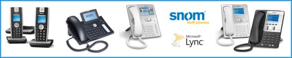 Snom telefóny - vizualizácia