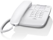 Stolov telefn Gigaset DA310 v bielom preveden
