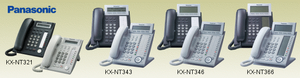 Prehľad systémových IP telefónov Panasonic série KX-NT3xx