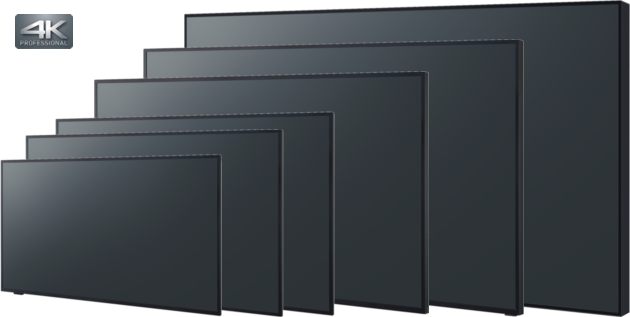 Profesionlne LCD/LED panely Panasonic TH-43CQ1, TH-50CQ1, TH-55CQ1, TH-65CQ1, TH75CQ1 a TH-86CQ1 s rozlenm 4K UHD