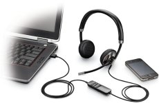Ilustrcia zapojenia nhlavnch sprav Plantronics Blackwire 700